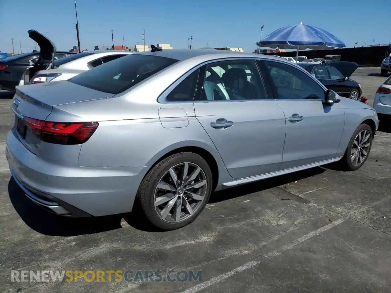 3 Photograph of a damaged car WAUBBAF47MA028586 AUDI A4 2021