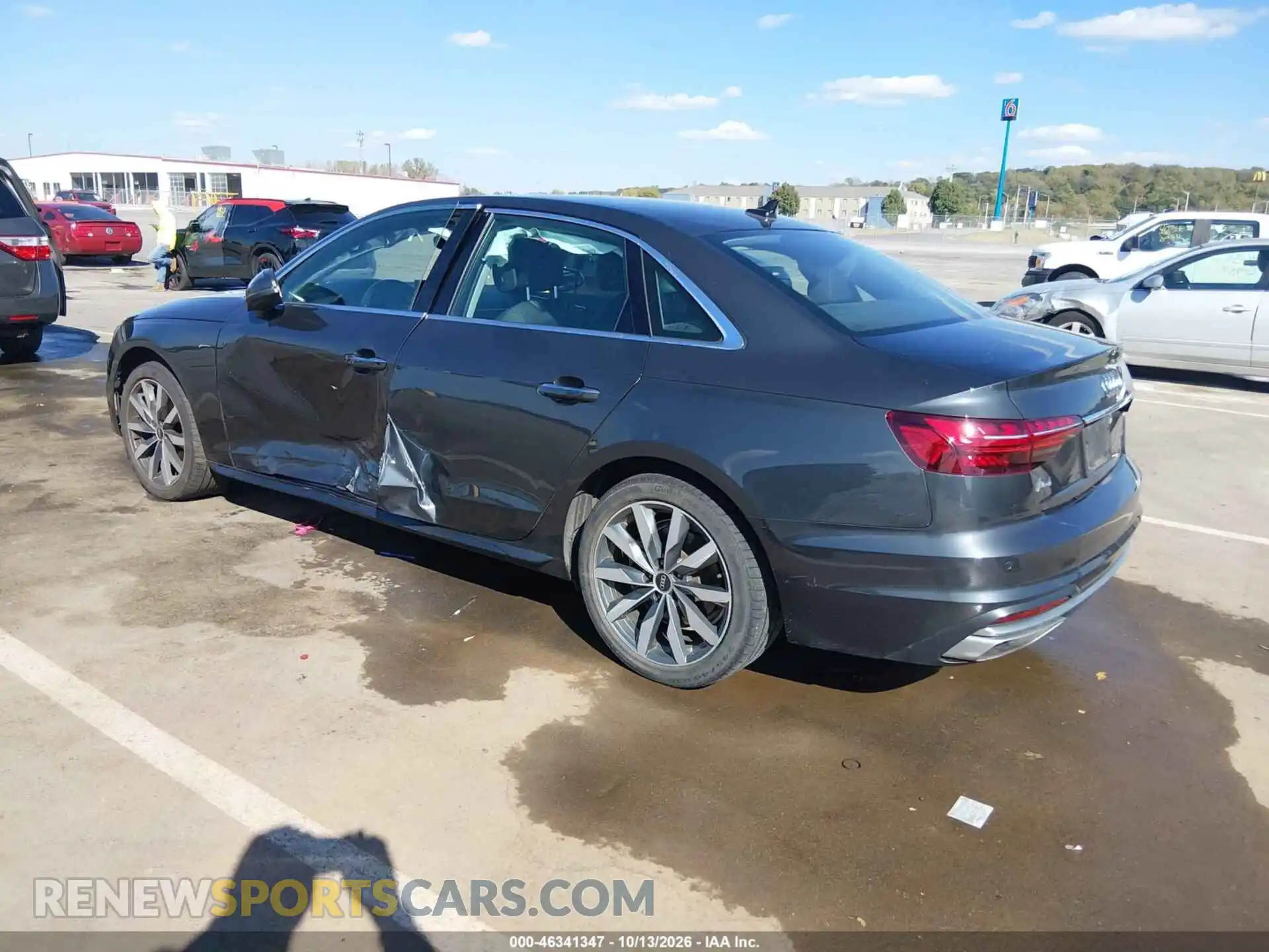 3 Photograph of a damaged car WAUBBAF47MA042021 AUDI A4 2021