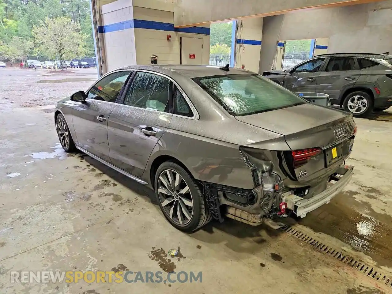 2 Photograph of a damaged car WAUBBAF47MN012672 AUDI A4 2021