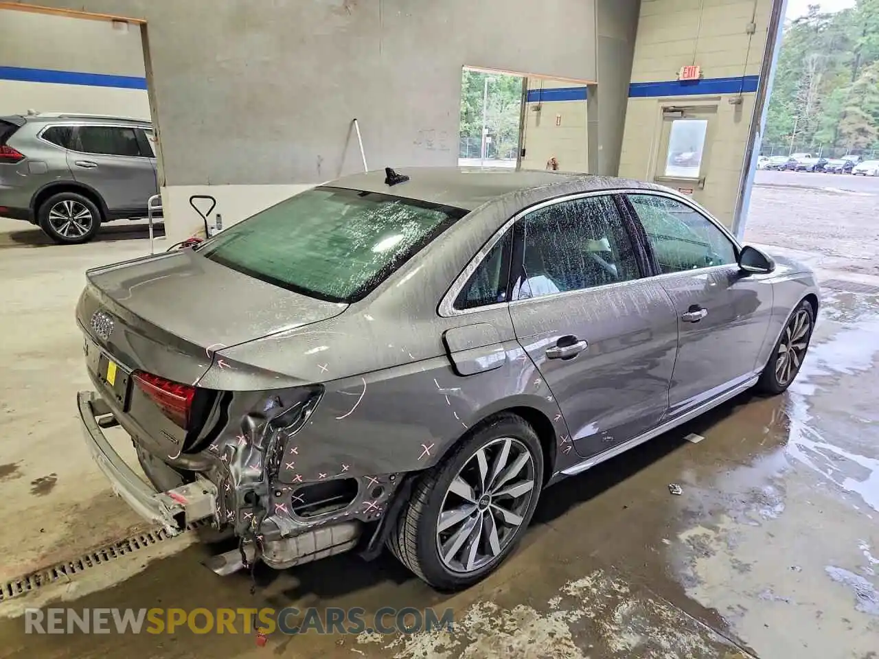 3 Photograph of a damaged car WAUBBAF47MN012672 AUDI A4 2021