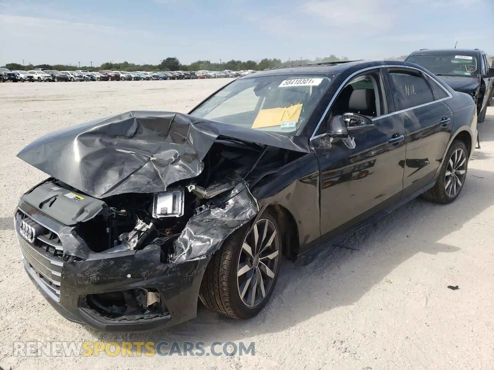 2 Photograph of a damaged car WAUBBAF48MN003821 AUDI A4 2021