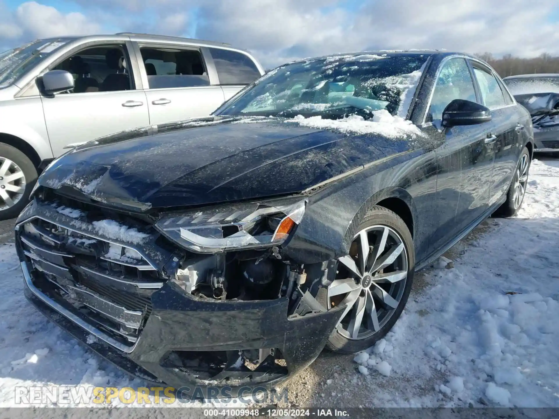 2 Photograph of a damaged car WAUBBAF48MN011546 AUDI A4 2021