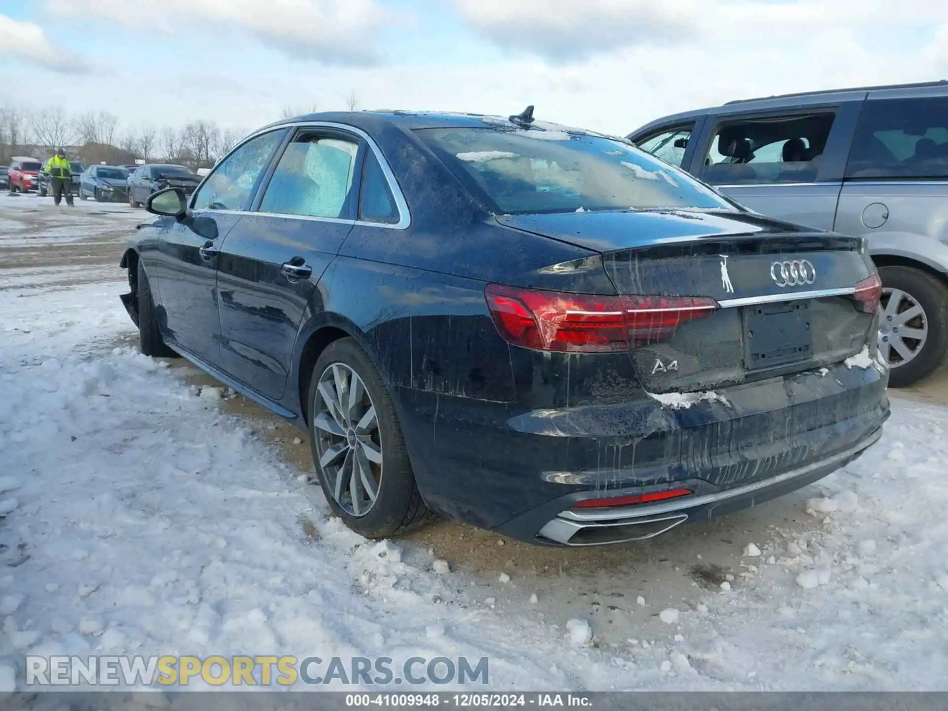 3 Photograph of a damaged car WAUBBAF48MN011546 AUDI A4 2021