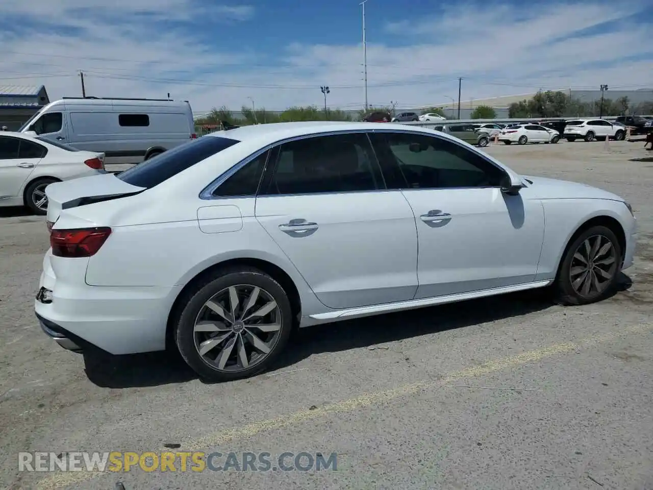 3 Photograph of a damaged car WAUBBAF49MA023681 AUDI A4 2021