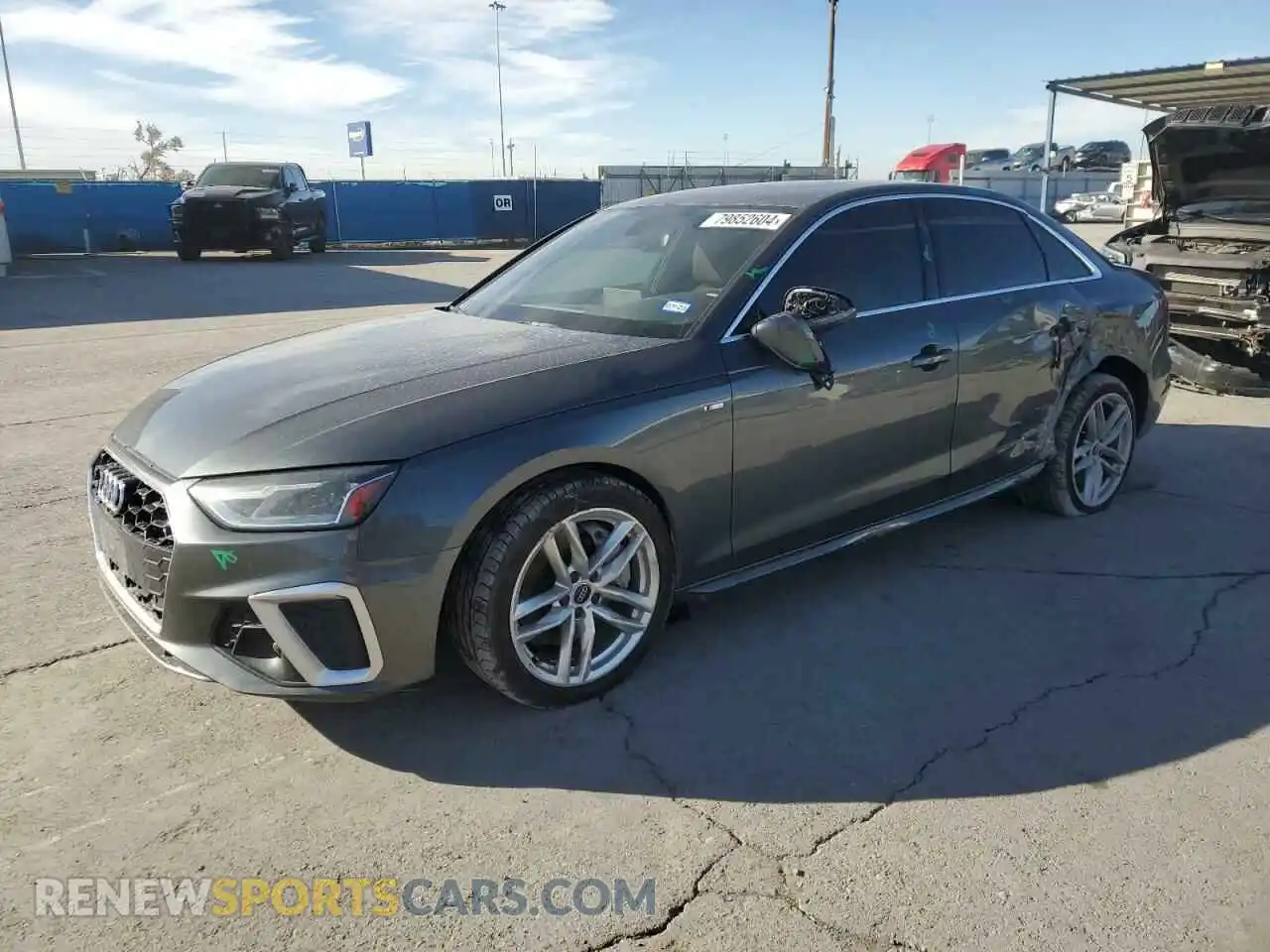 1 Photograph of a damaged car WAUDAAF40MA026853 AUDI A4 2021