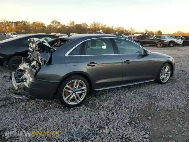 3 Фотография поврежденного автомобиля WAUDAAF41MA031088 AUDI A4 2021