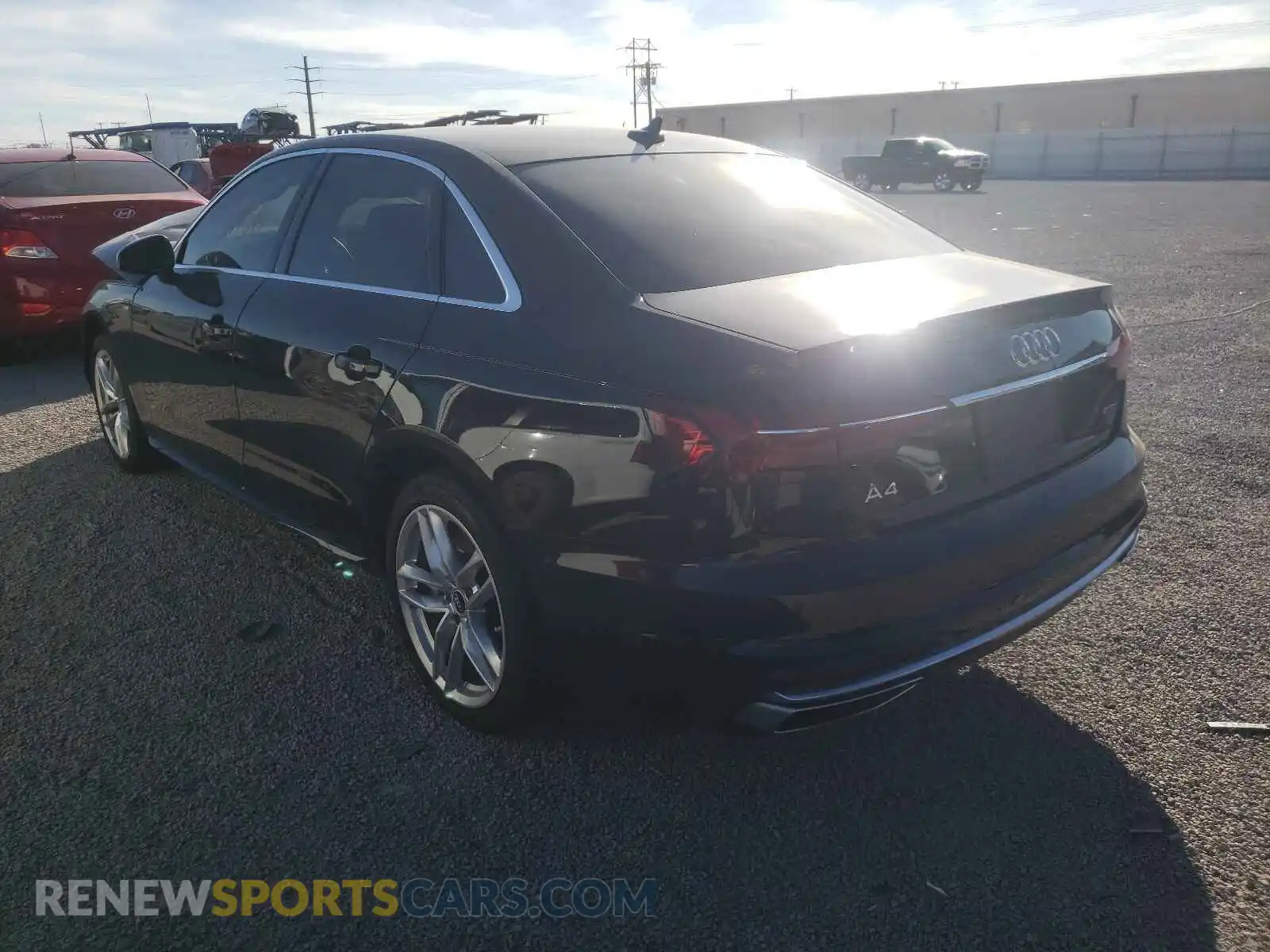 3 Фотография поврежденного автомобиля WAUDAAF41MA044827 AUDI A4 2021