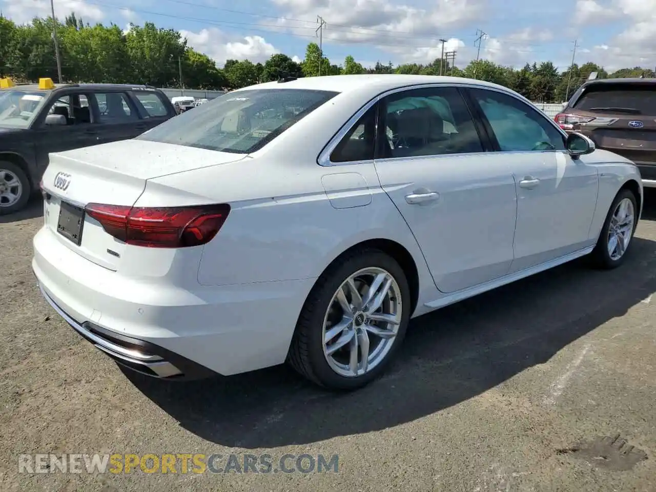 3 Photograph of a damaged car WAUDAAF41MN006085 AUDI A4 2021