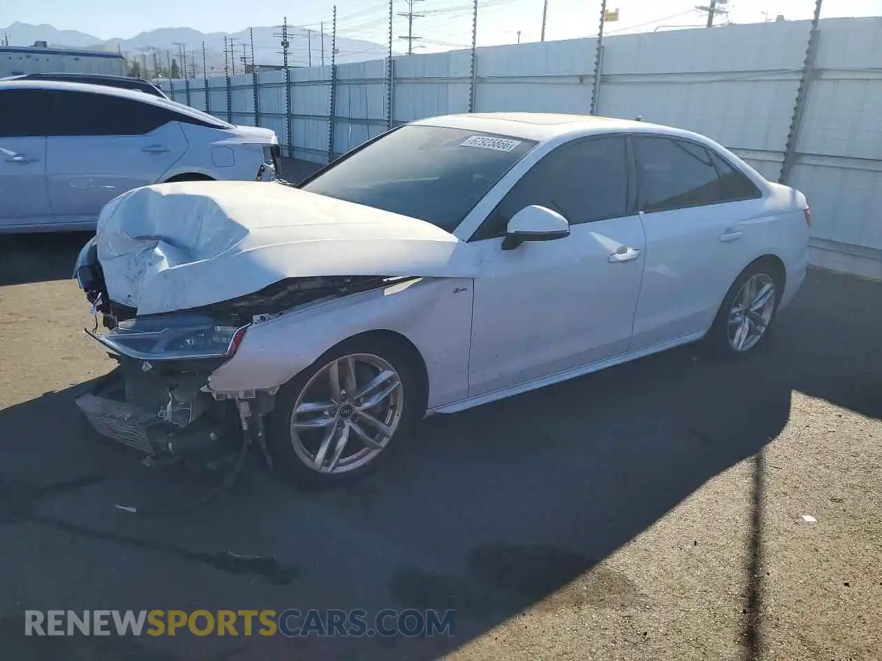 1 fotografías del automóvil dañado WAUDAAF42MN007780 AUDI A4 2021