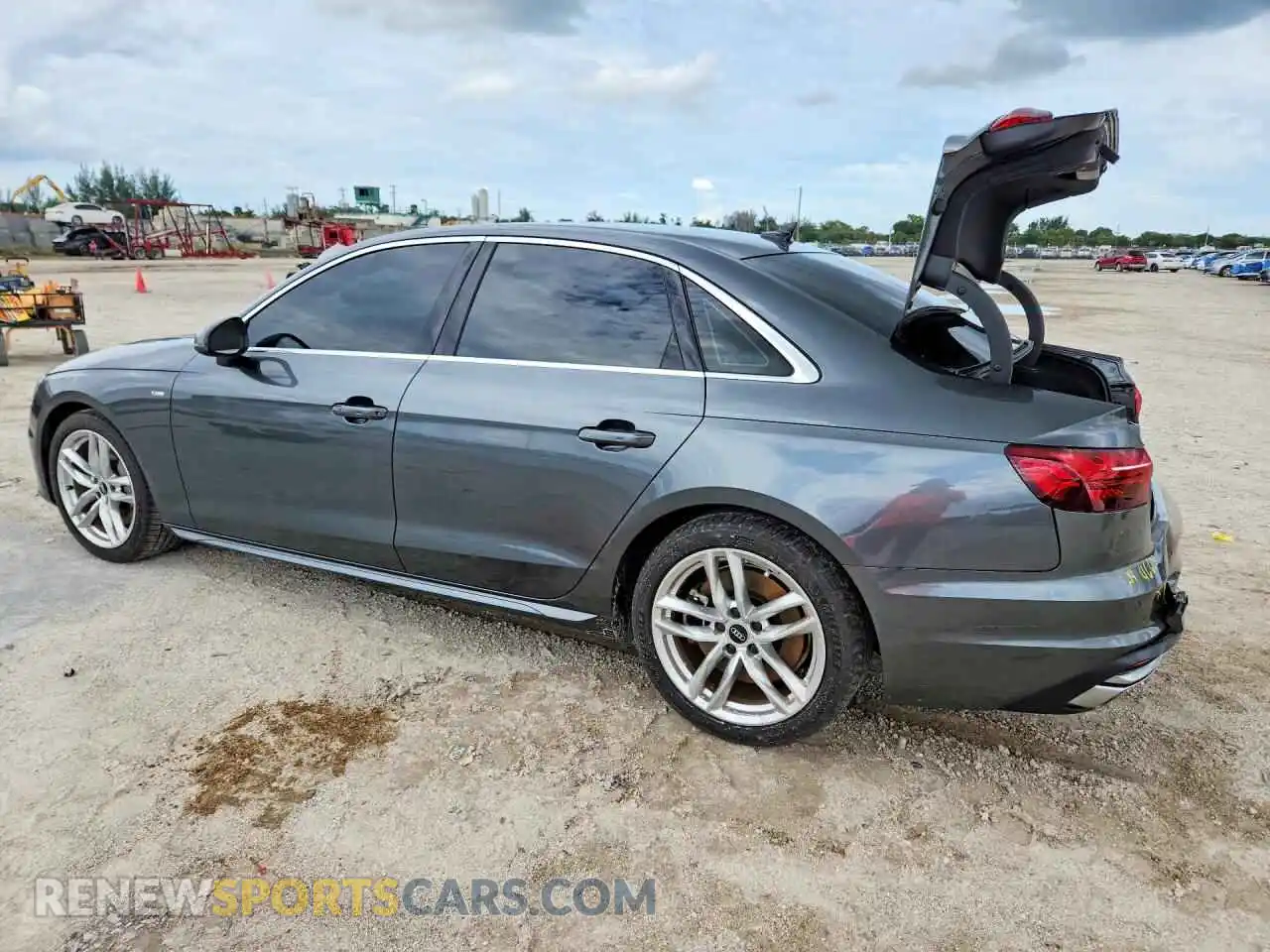 2 Photograph of a damaged car WAUDAAF44MA040464 AUDI A4 2021