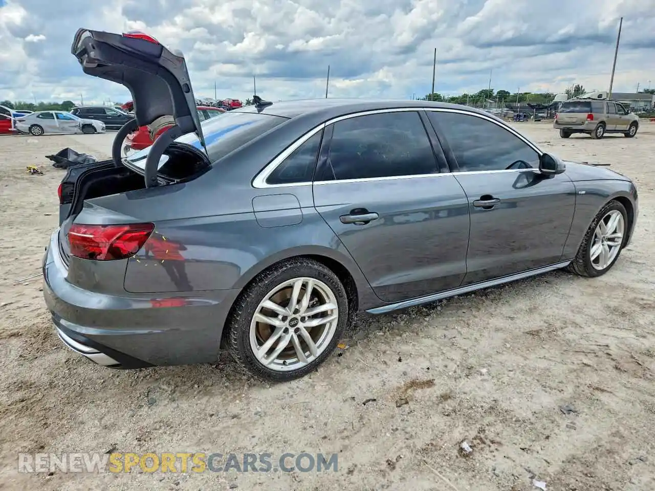 3 Photograph of a damaged car WAUDAAF44MA040464 AUDI A4 2021