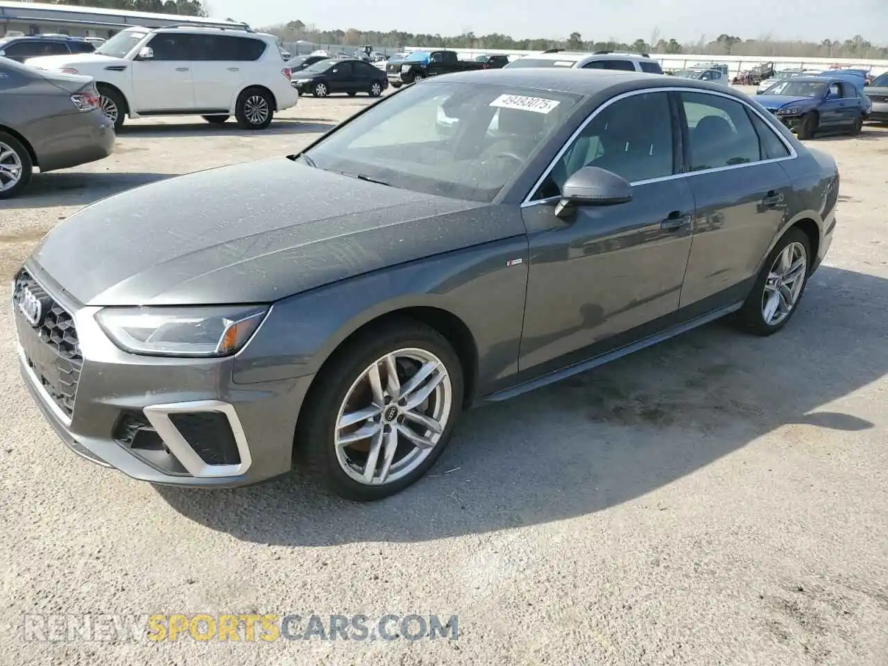 1 Photograph of a damaged car WAUDAAF44MA055417 AUDI A4 2021