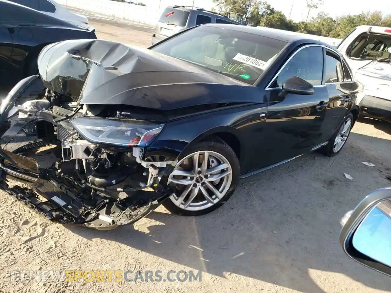 1 Photograph of a damaged car WAUDAAF45MA022846 AUDI A4 2021