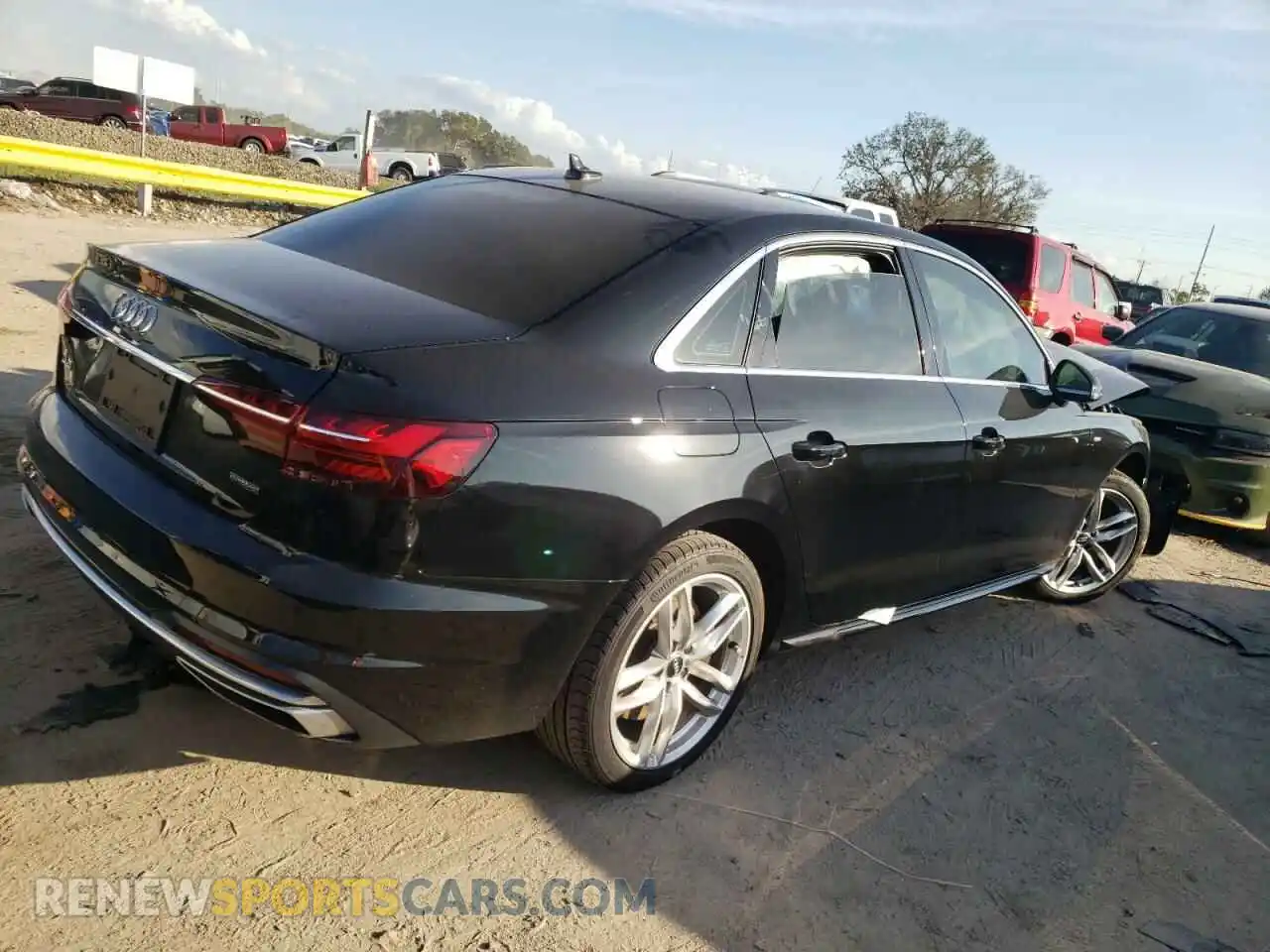 3 Photograph of a damaged car WAUDAAF45MA022846 AUDI A4 2021