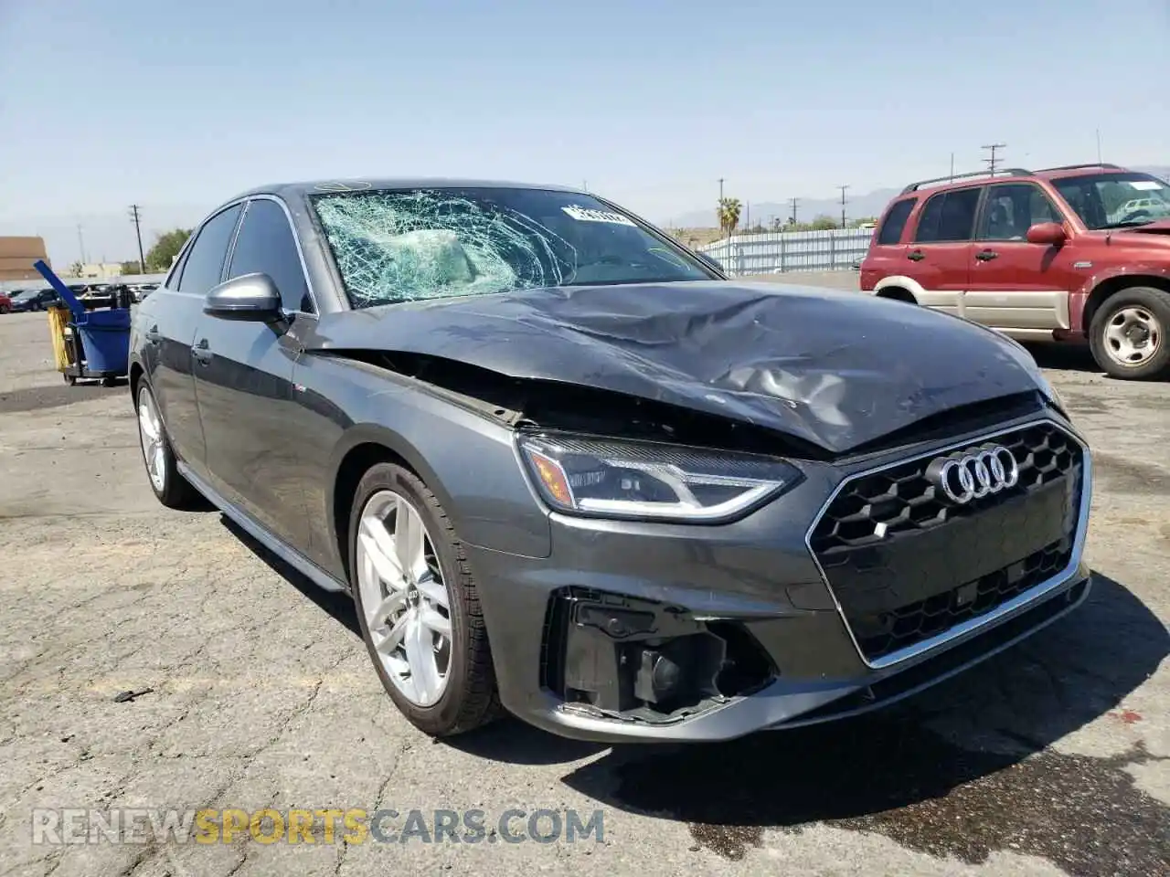 1 fotografías del automóvil dañado WAUDAAF46MN001822 AUDI A4 2021