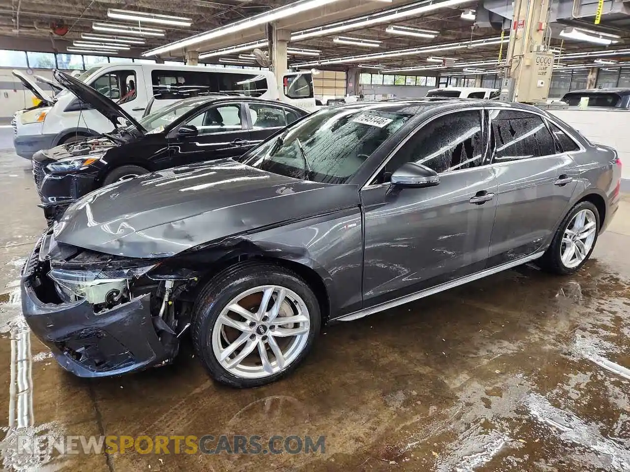 1 fotografías del automóvil dañado WAUDAAF47MA028812 AUDI A4 2021