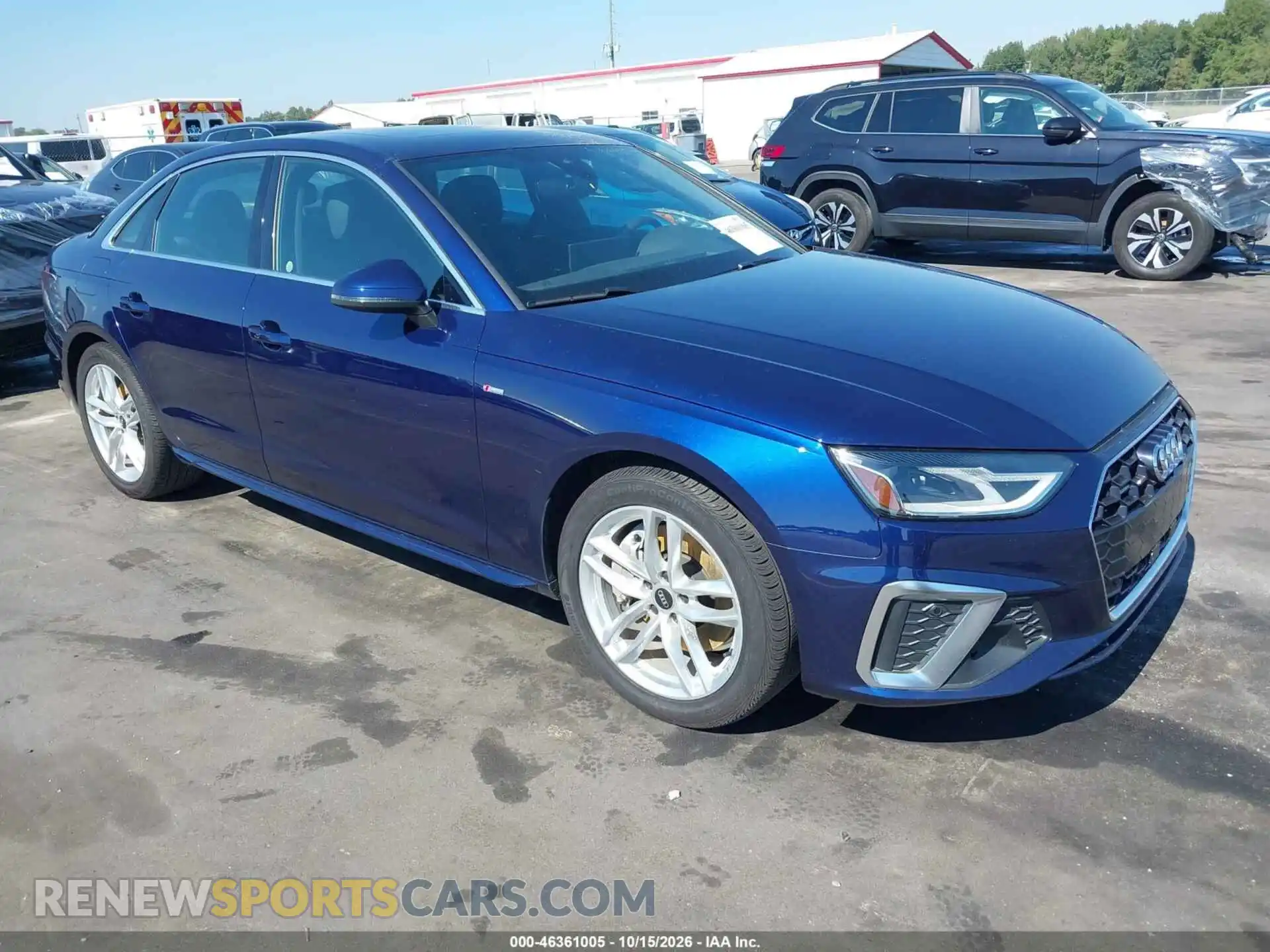 1 fotografías del automóvil dañado WAUDAAF47MN007676 AUDI A4 2021
