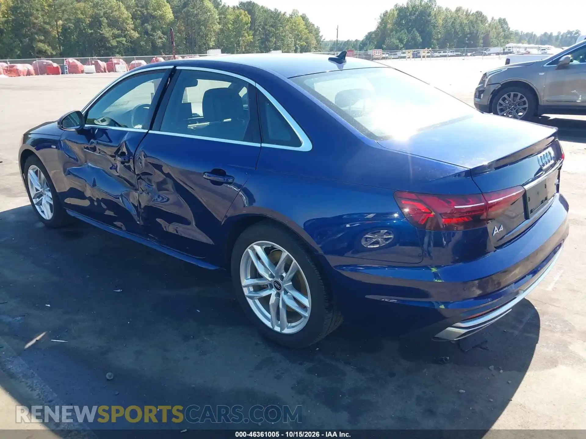 3 fotografías del automóvil dañado WAUDAAF47MN007676 AUDI A4 2021