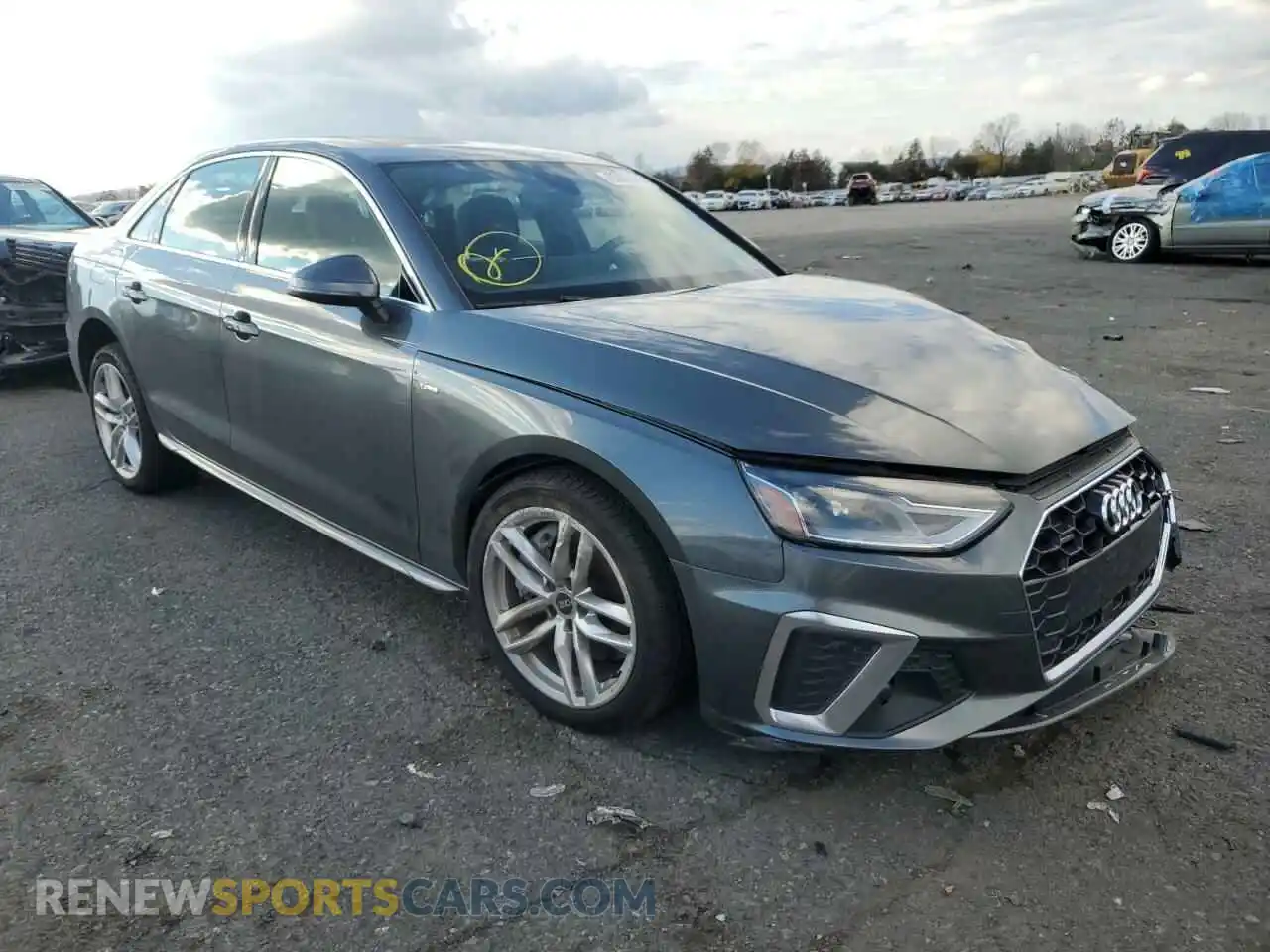 1 Photograph of a damaged car WAUDAAF49MA054473 AUDI A4 2021