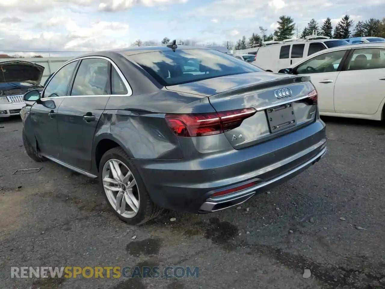 3 Photograph of a damaged car WAUDAAF49MA054473 AUDI A4 2021
