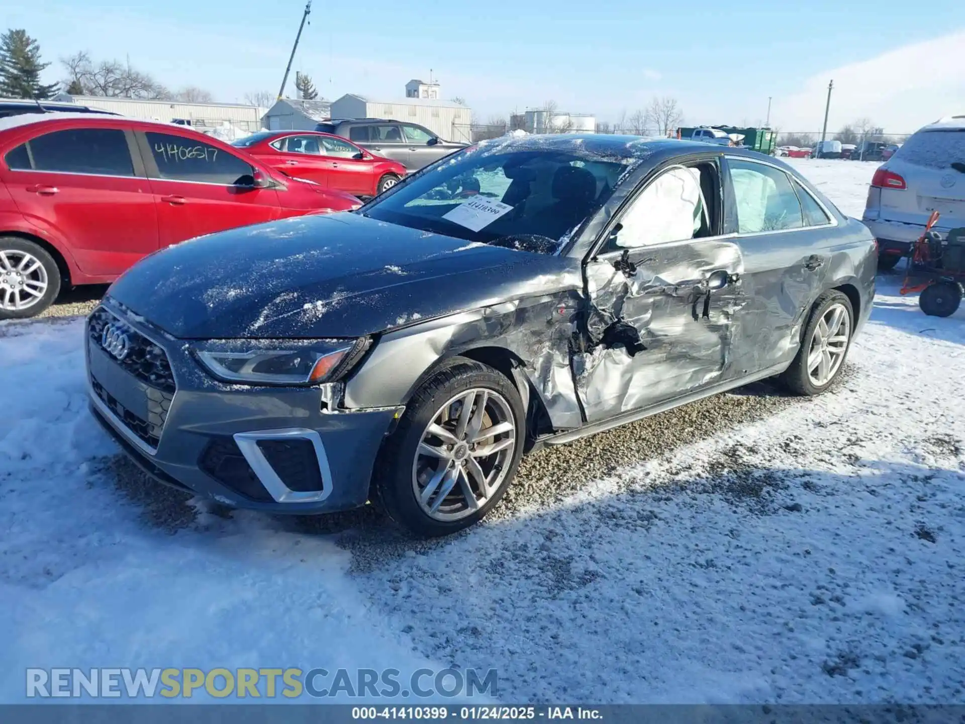2 Photograph of a damaged car WAUDAAF4XMA042607 AUDI A4 2021