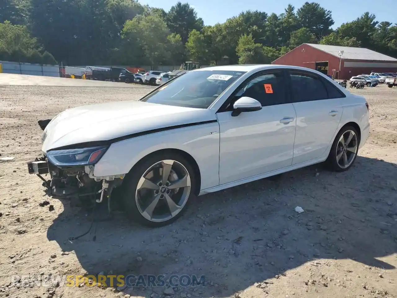1 Photograph of a damaged car WAUEAAF40MA051045 AUDI A4 2021