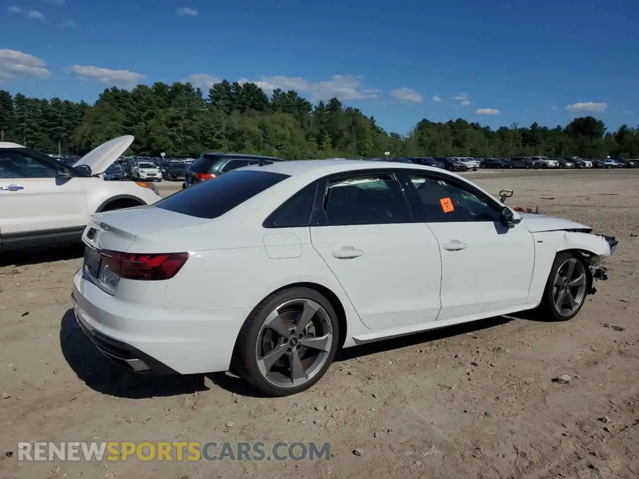 3 Photograph of a damaged car WAUEAAF40MA051045 AUDI A4 2021