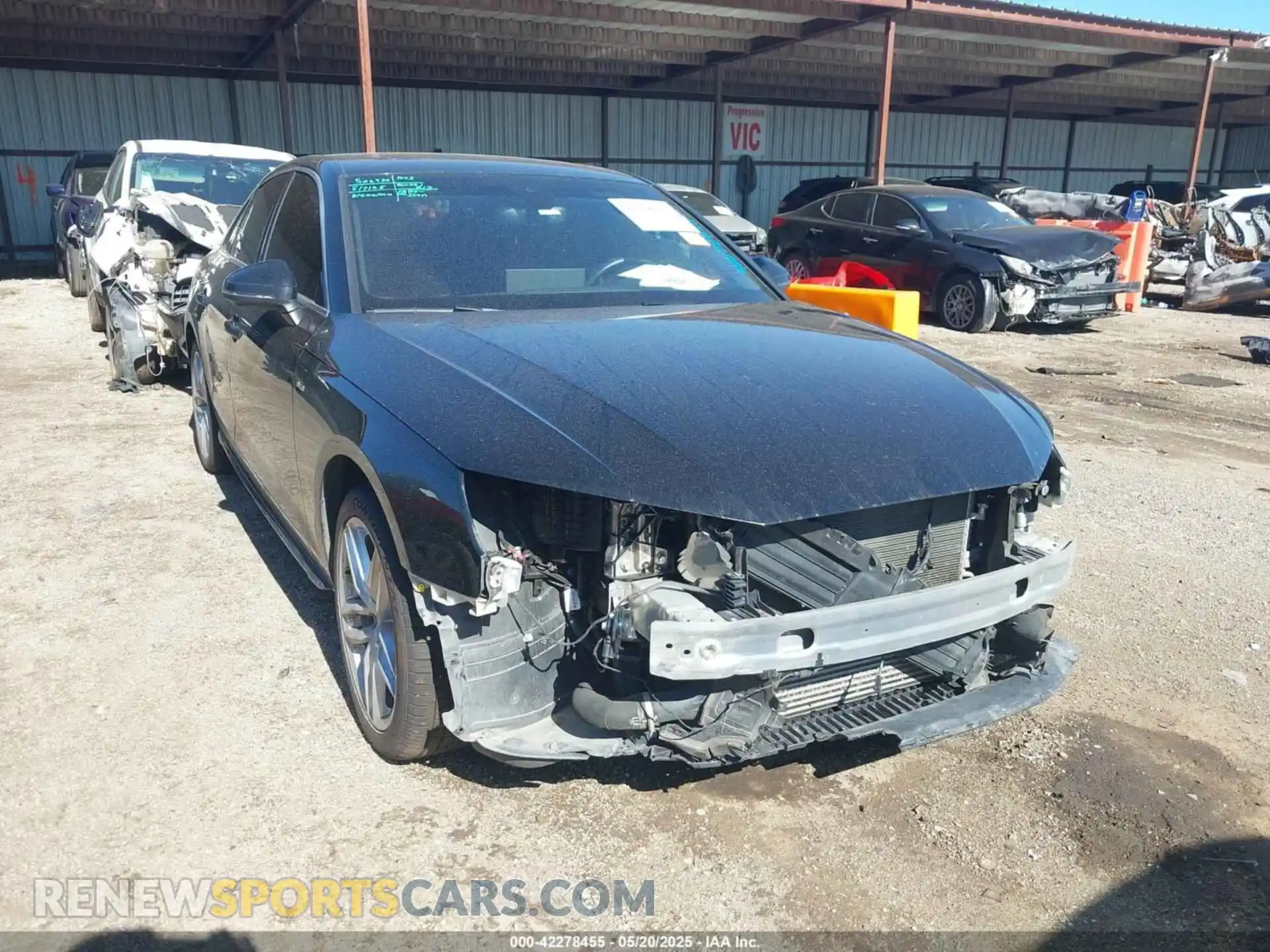 1 Photograph of a damaged car WAUEAAF40MA075183 AUDI A4 2021