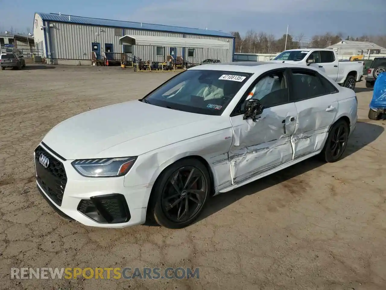 1 Photograph of a damaged car WAUEAAF40MN003702 AUDI A4 2021