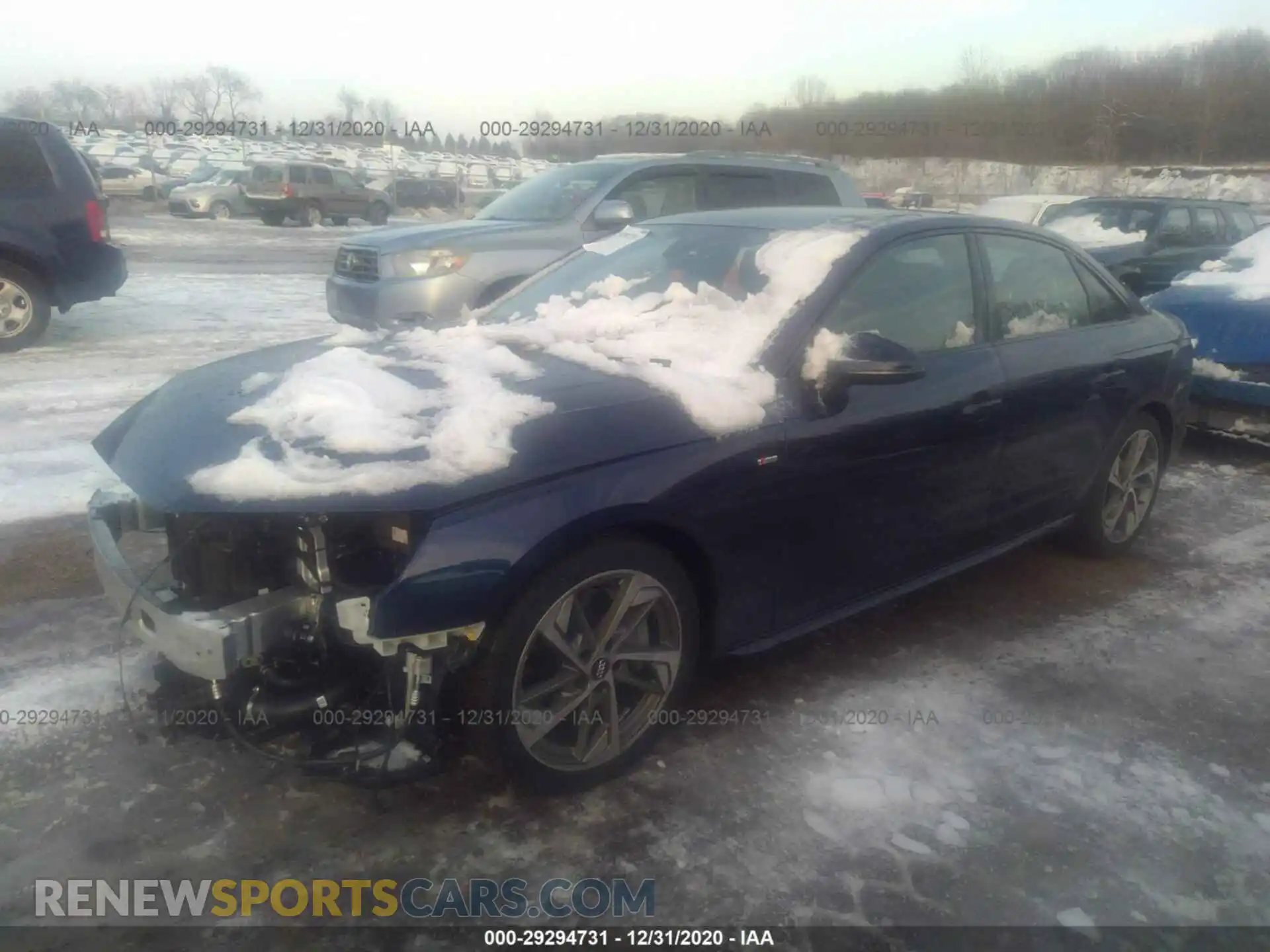 2 Photograph of a damaged car WAUEAAF41MA015266 AUDI A4 2021