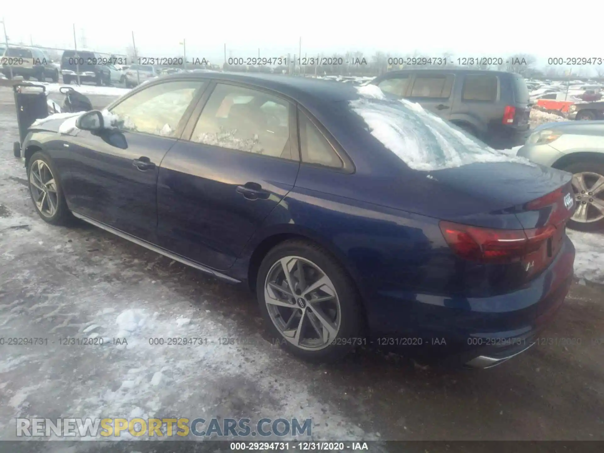 3 Photograph of a damaged car WAUEAAF41MA015266 AUDI A4 2021