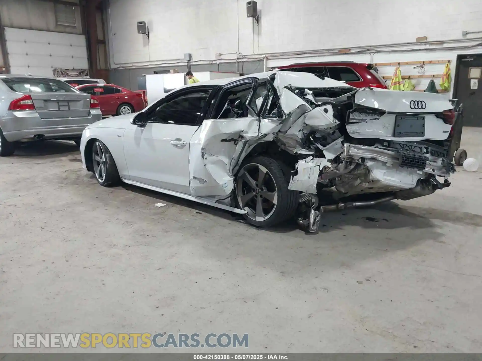 3 Photograph of a damaged car WAUEAAF41MA074690 AUDI A4 2021