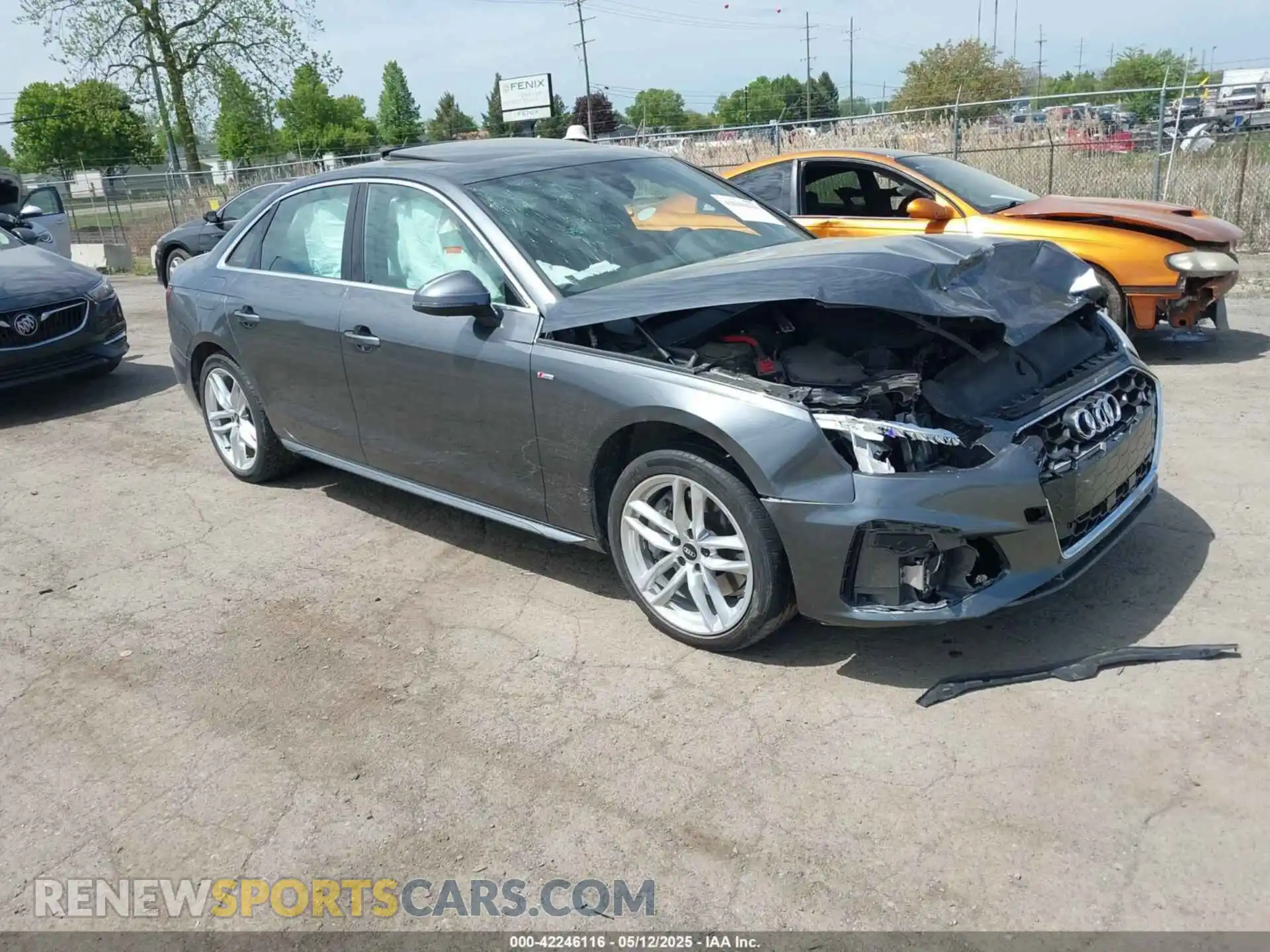 1 Photograph of a damaged car WAUEAAF41MA076634 AUDI A4 2021