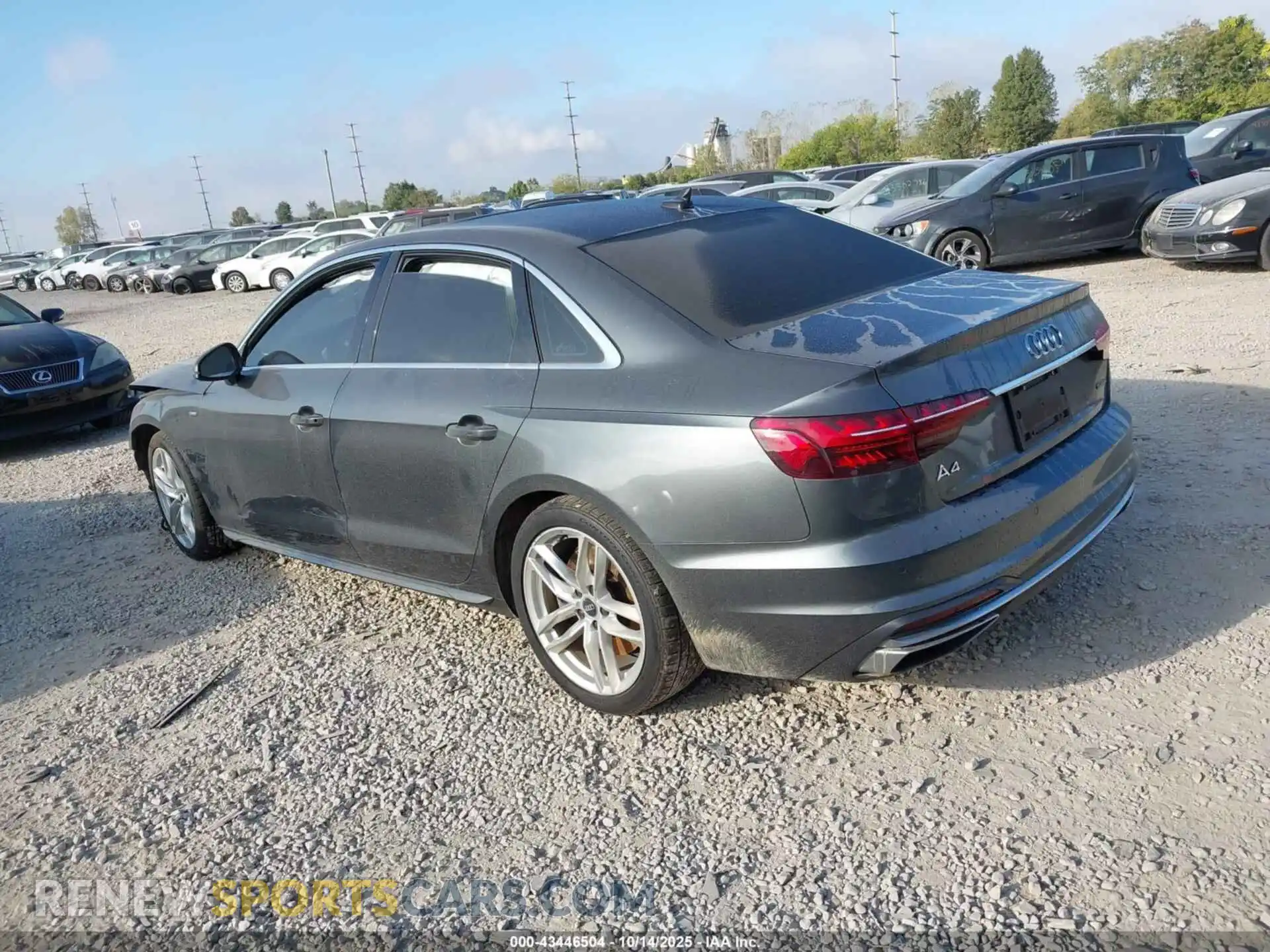 3 Photograph of a damaged car WAUEAAF41MN001411 AUDI A4 2021