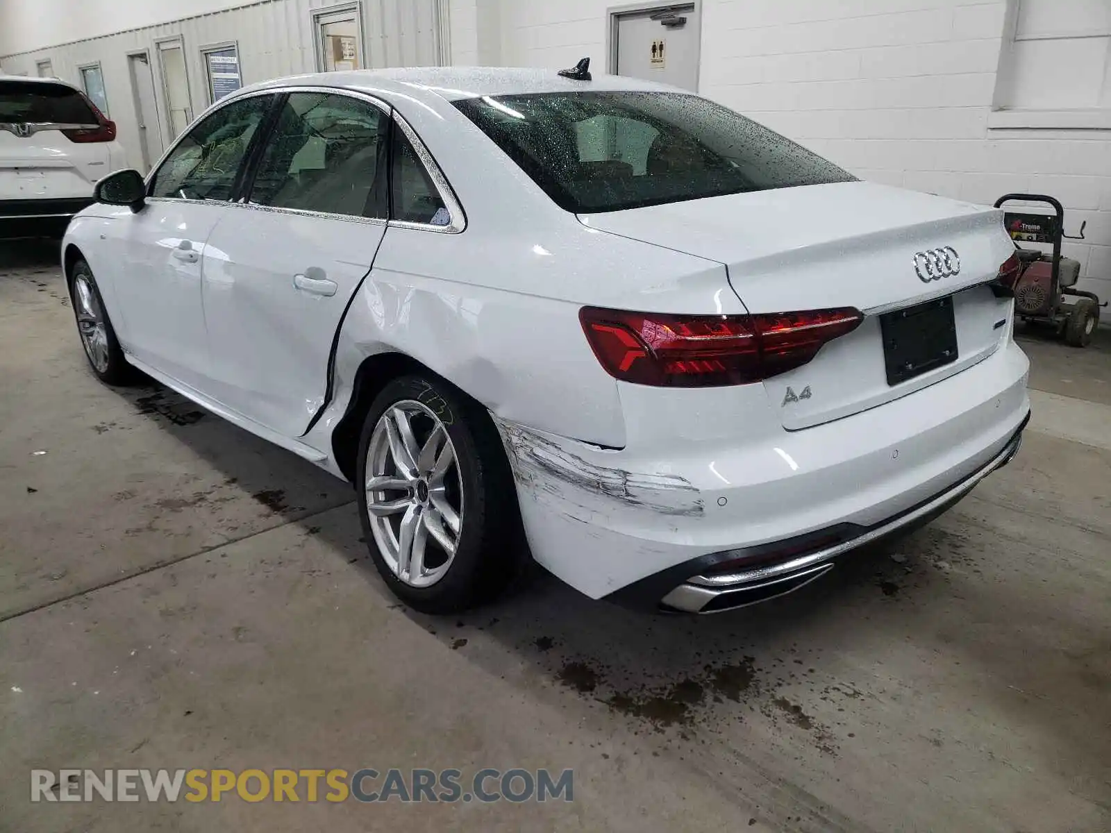 3 Photograph of a damaged car WAUEAAF41MN007760 AUDI A4 2021