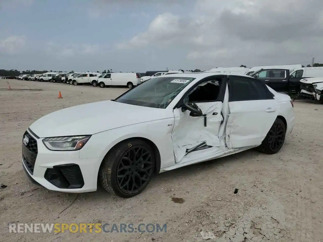 1 Photograph of a damaged car WAUEAAF42MA016796 AUDI A4 2021