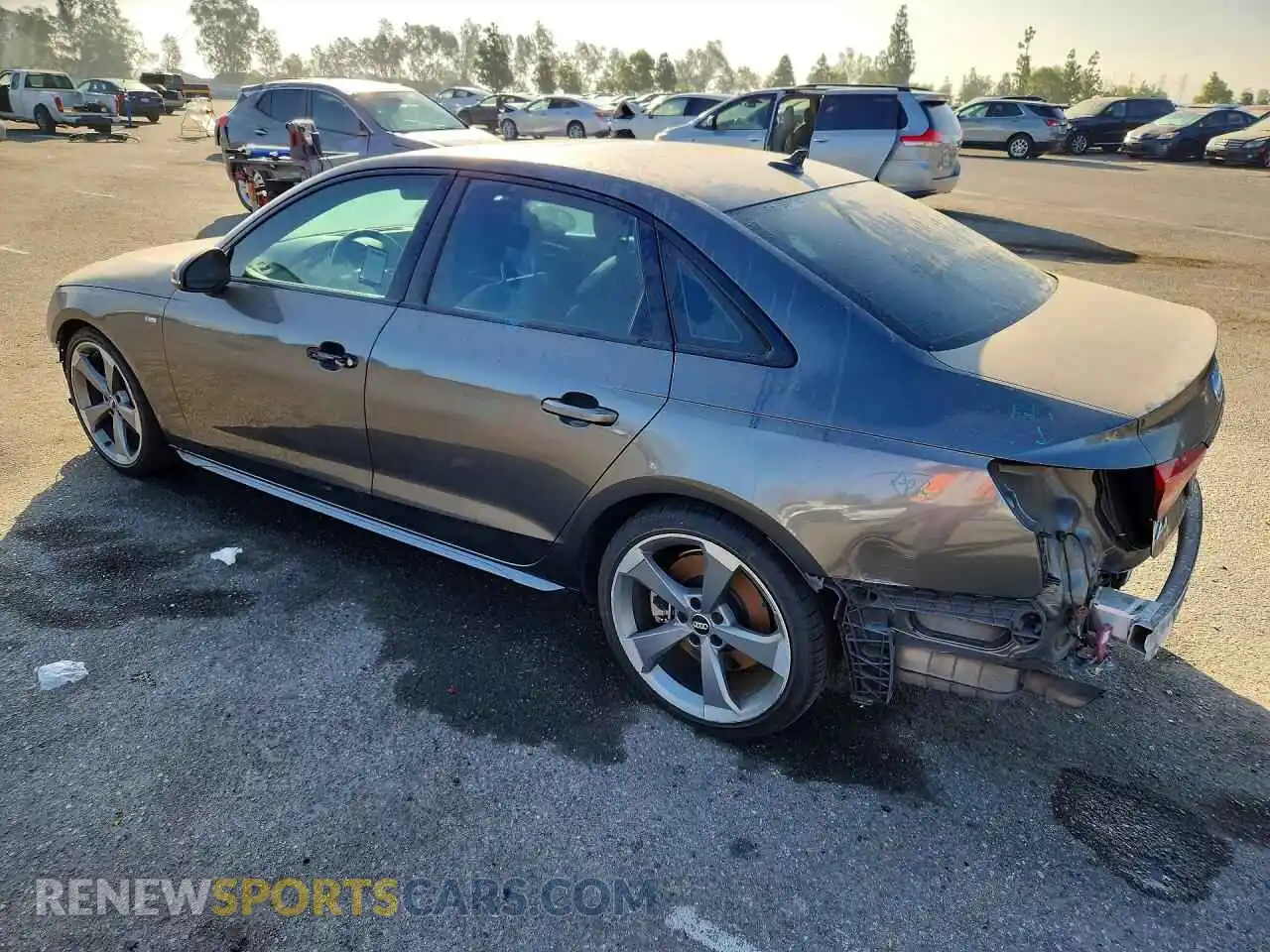 2 Photograph of a damaged car WAUEAAF42MA026910 AUDI A4 2021