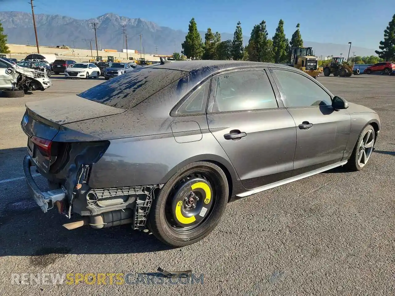 3 Photograph of a damaged car WAUEAAF42MA026910 AUDI A4 2021