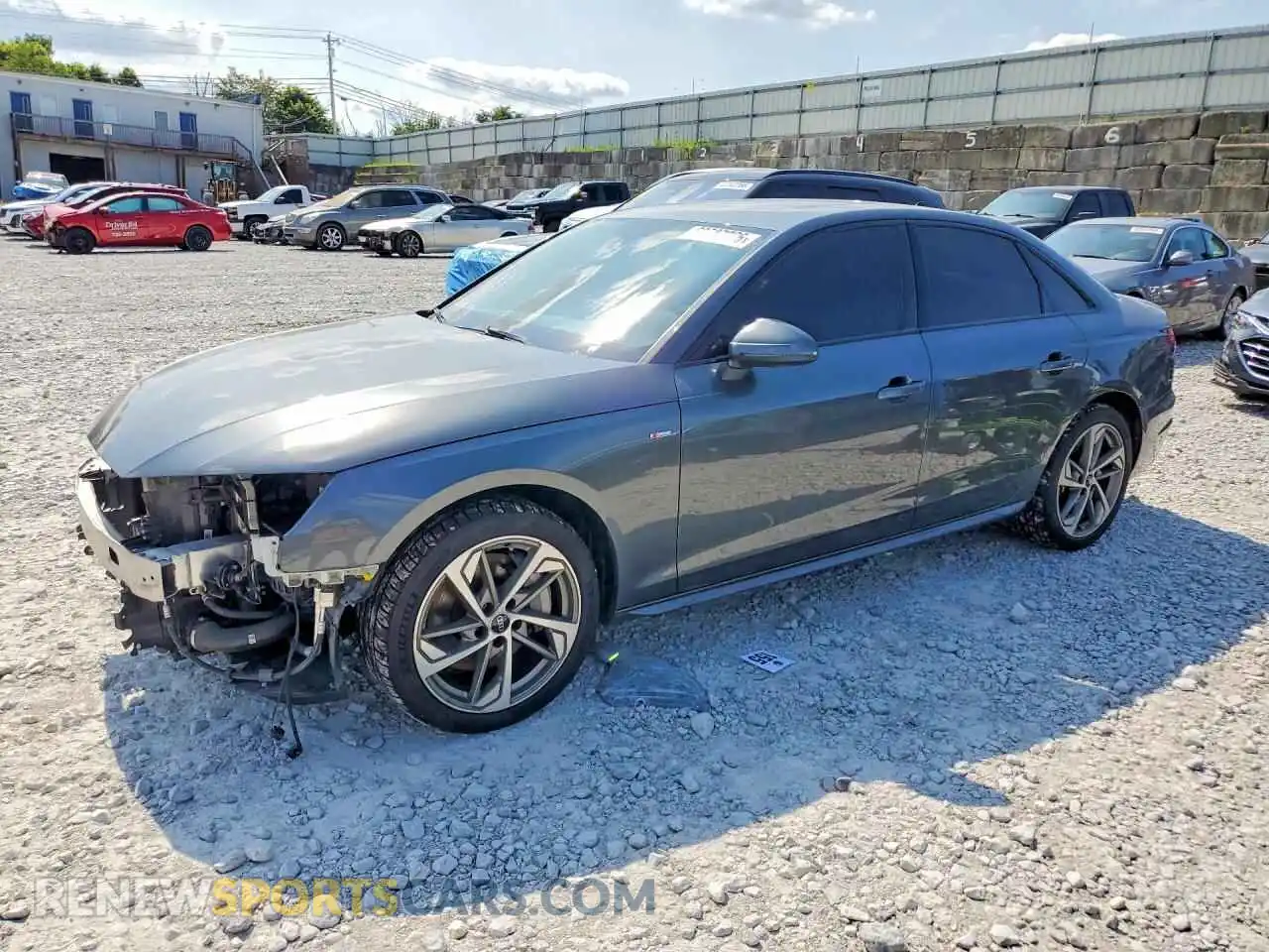1 Photograph of a damaged car WAUEAAF42MA078831 AUDI A4 2021