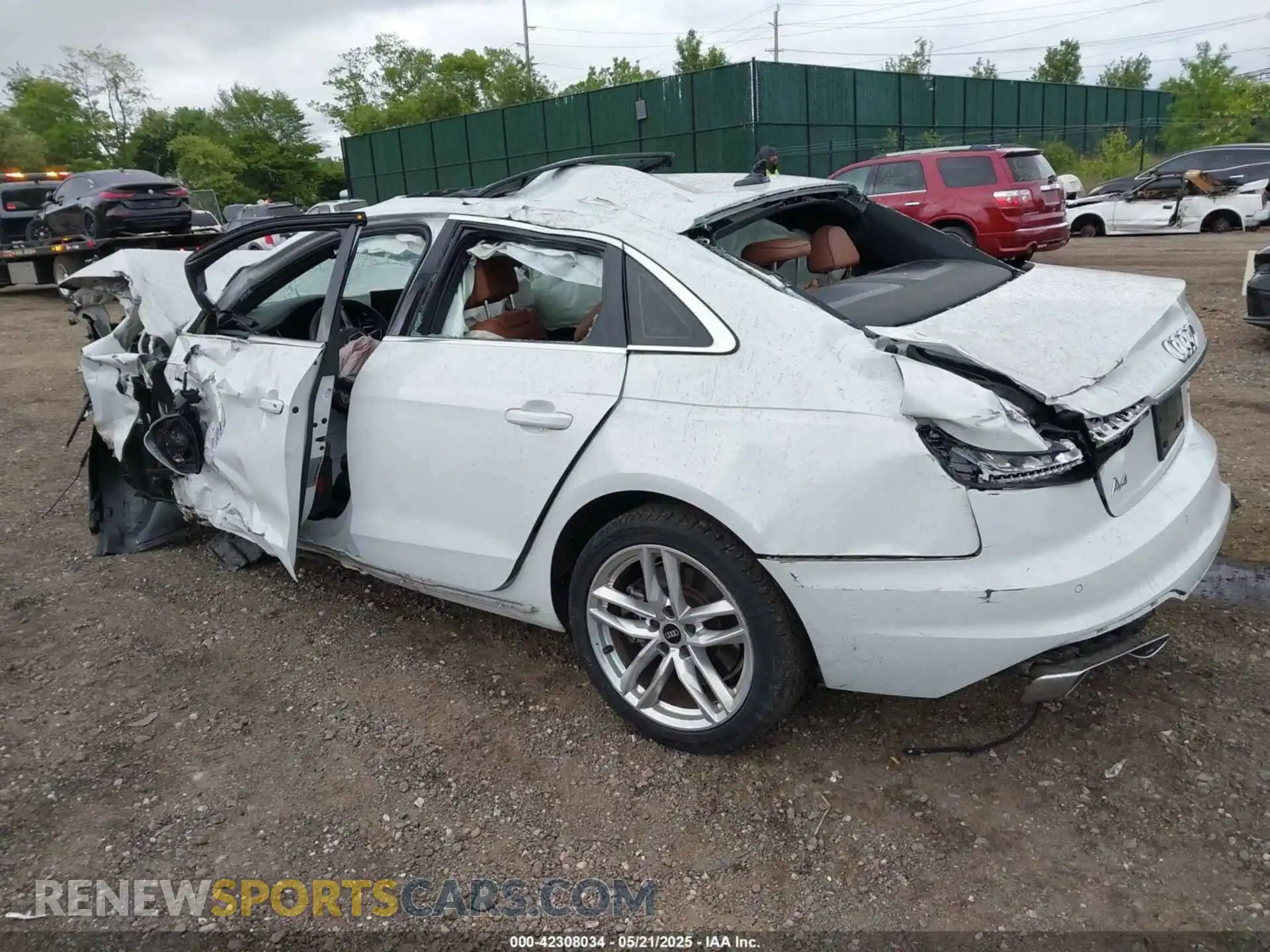 3 Photograph of a damaged car WAUEAAF42MA086122 AUDI A4 2021