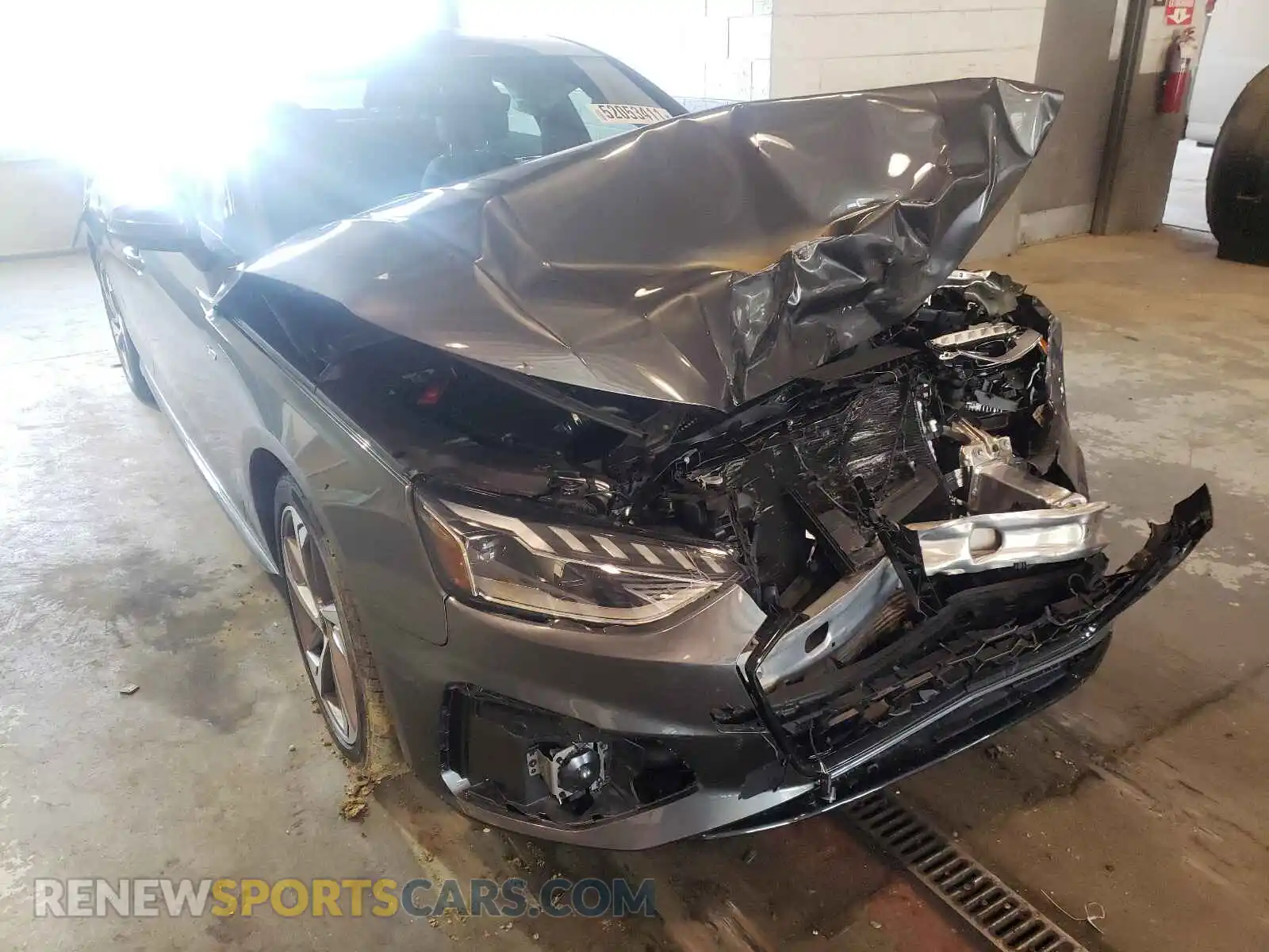 1 Photograph of a damaged car WAUEAAF42MN010229 AUDI A4 2021