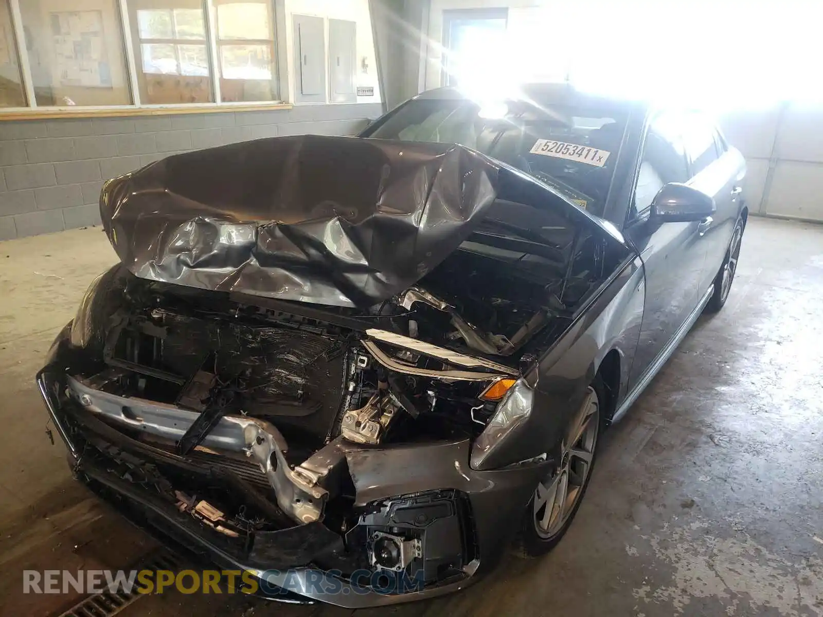 2 Photograph of a damaged car WAUEAAF42MN010229 AUDI A4 2021