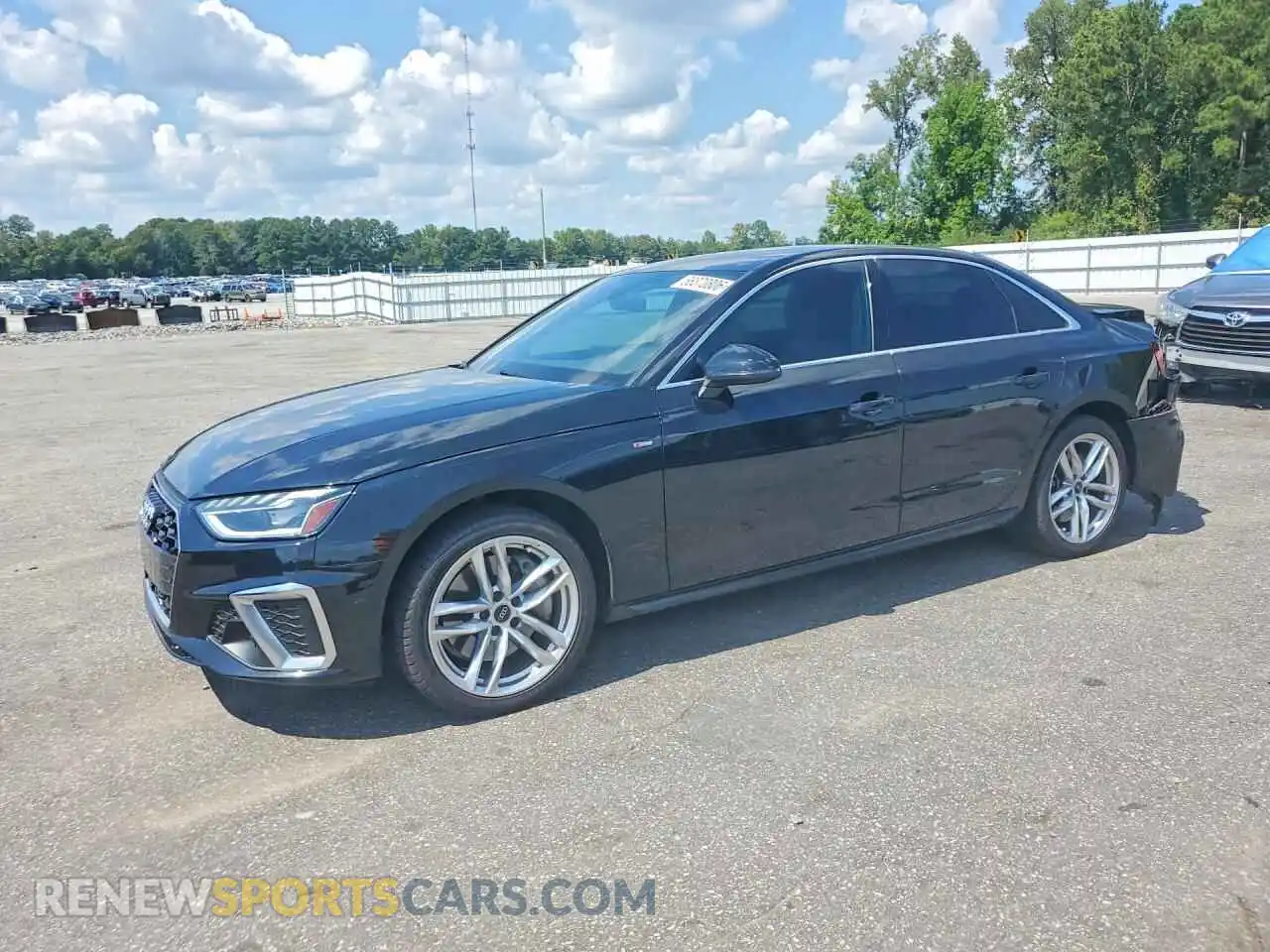 1 fotografías del automóvil dañado WAUEAAF42MN015950 AUDI A4 2021