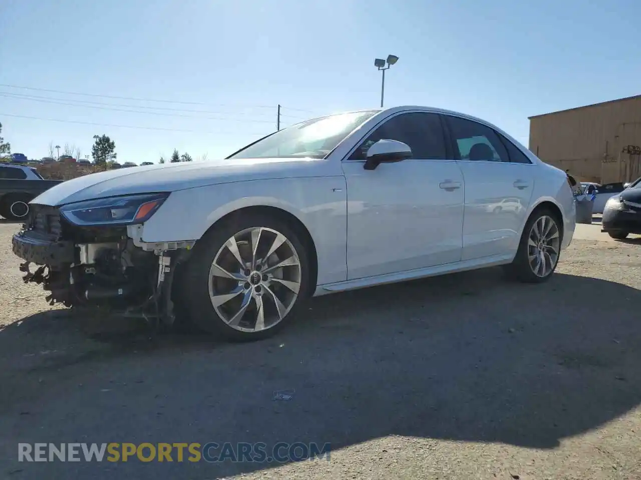1 Photograph of a damaged car WAUEAAF43MA037821 AUDI A4 2021