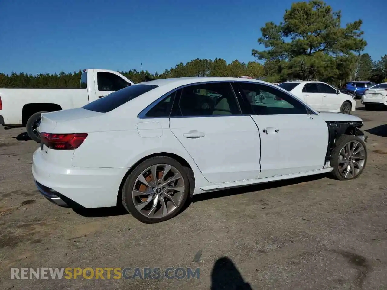 3 Photograph of a damaged car WAUEAAF43MA037821 AUDI A4 2021