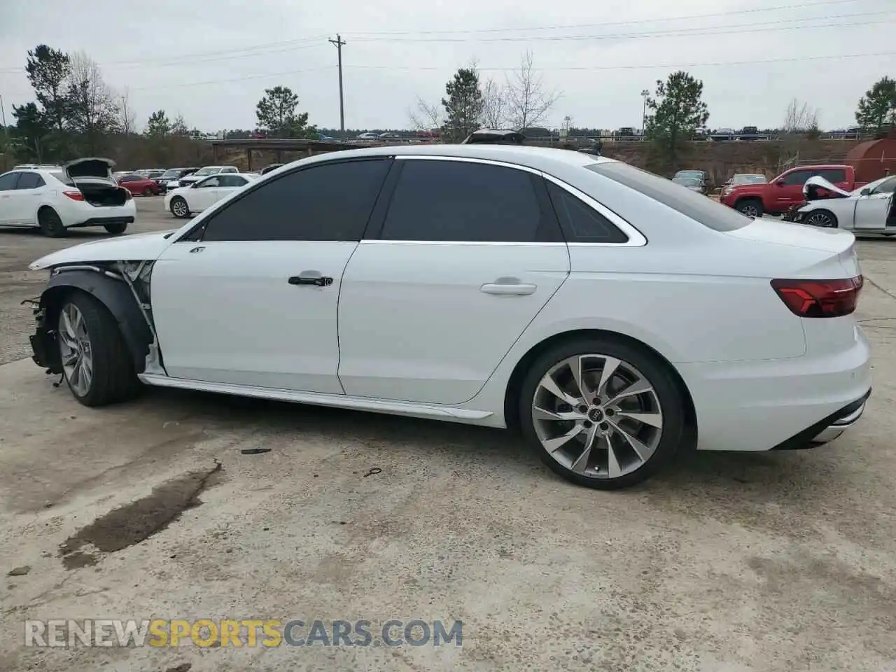 2 Photograph of a damaged car WAUEAAF43MA039455 AUDI A4 2021