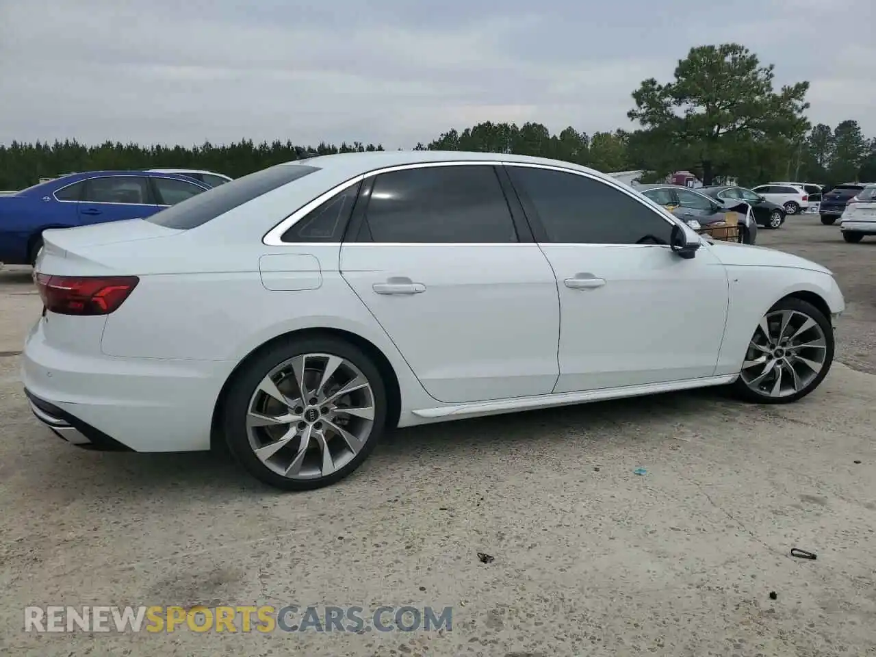 3 Photograph of a damaged car WAUEAAF43MA039455 AUDI A4 2021