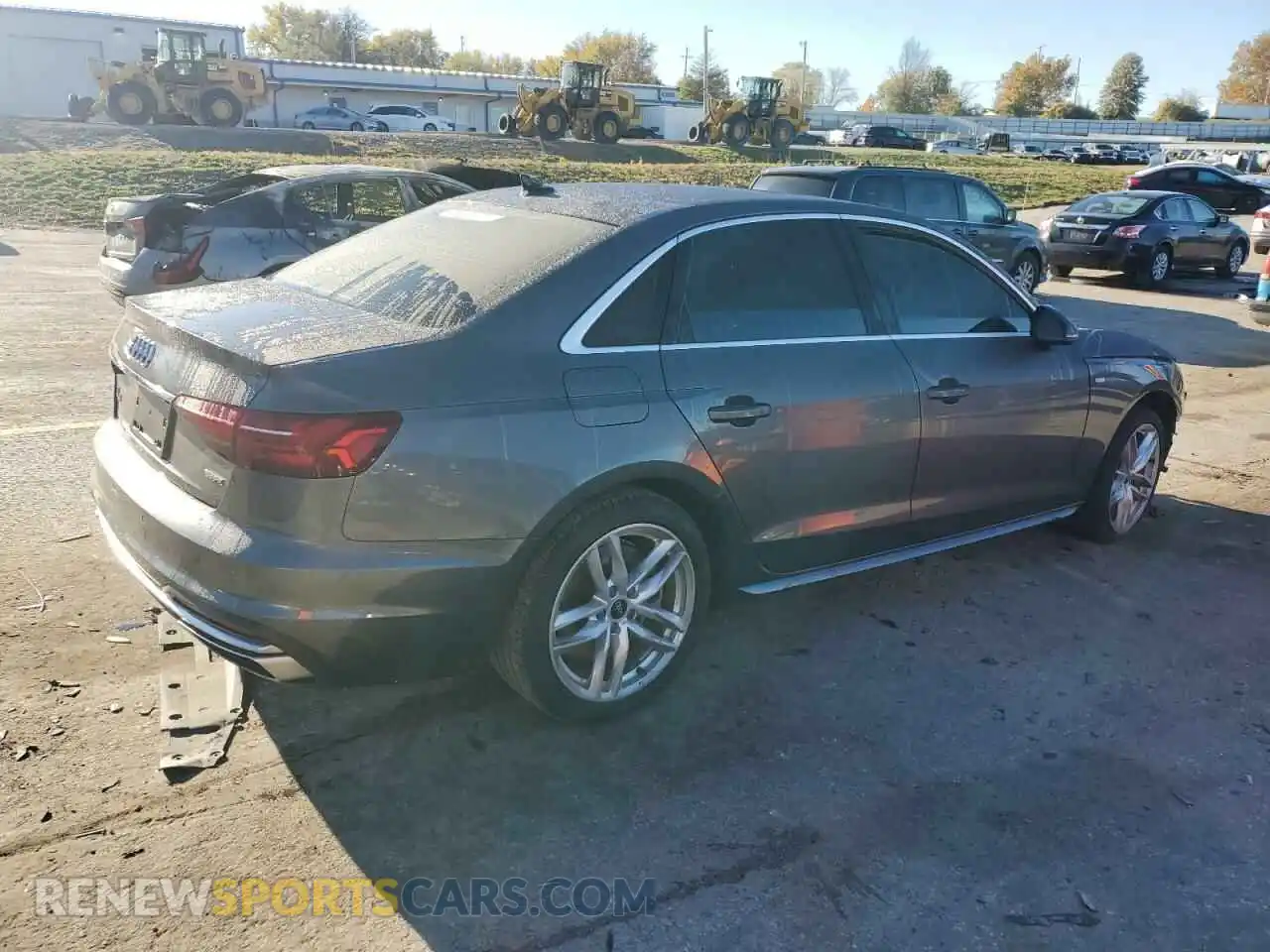 3 Photograph of a damaged car WAUEAAF43MN016119 AUDI A4 2021