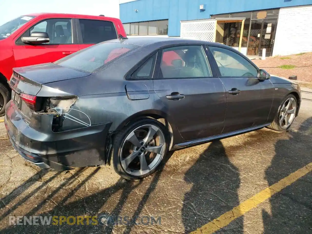 3 Photograph of a damaged car WAUEAAF44MN016033 AUDI A4 2021