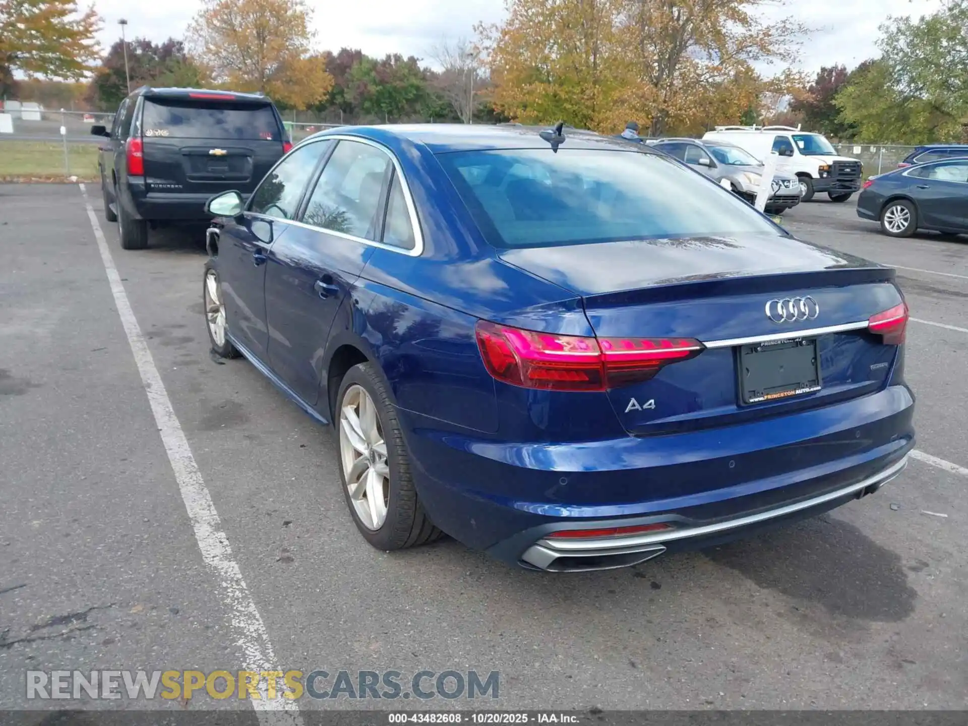 3 Photograph of a damaged car WAUEAAF45MA038954 AUDI A4 2021